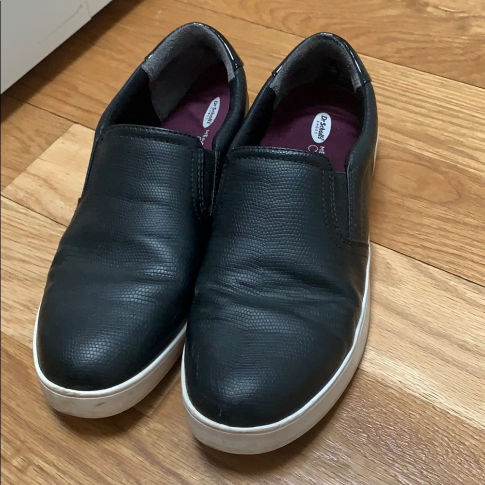 Black Leather  Sneakers